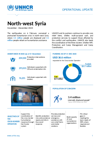 North-West Syria: Operational Update | Global Focus